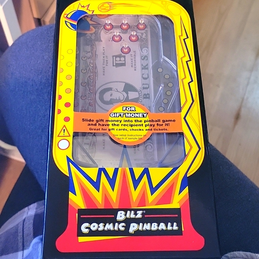 New Money or Check Holder Puzzle Pinball Game